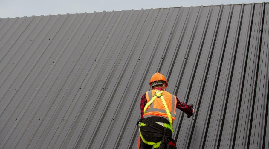 Professional metal roof installation services in Grovertown, IN